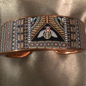 Bumblebee Copper Cuff